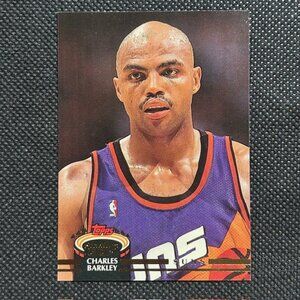 1992-93 Topps Stadium Club Basketball Charles Barkley #360 Phoenix Suns HOF#360